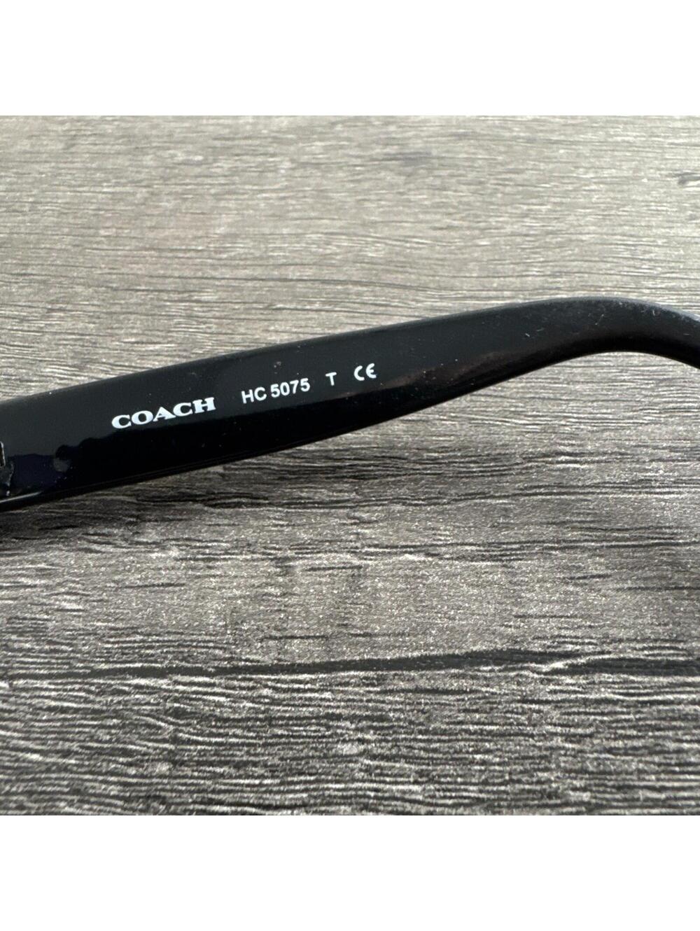 Coach Eyeglasses HC 5075 9017 Dark Silver/Black Oval FRAMES ONLY 53-17-135 - Picture 5 of 7